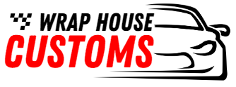 The wrap house customs logo